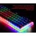 66 key/RGB color/Acrylic material k66 gaming keyboard